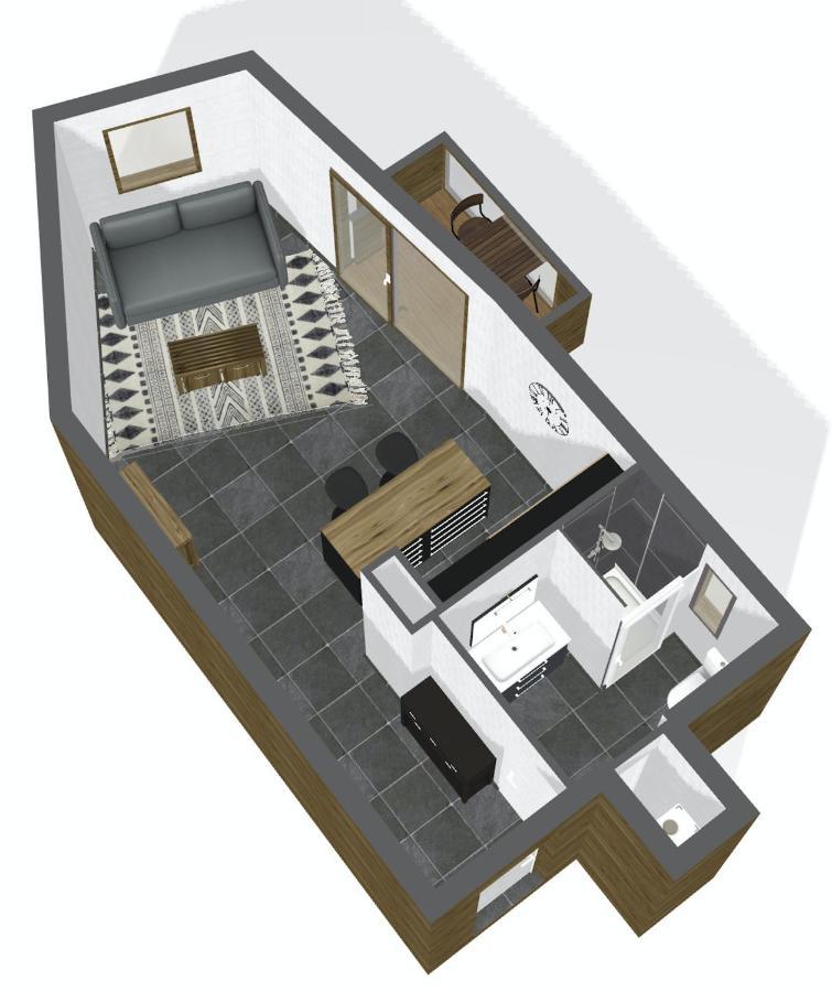 Studio Primeveres - Centre Village - Aravistour Сен-Жан-де-Сикст Екстериор снимка